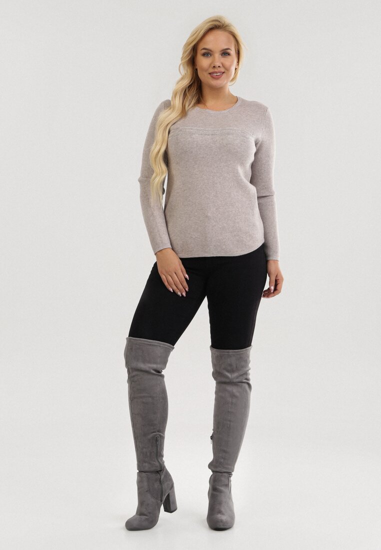 Khaki Sweter Zarinoris