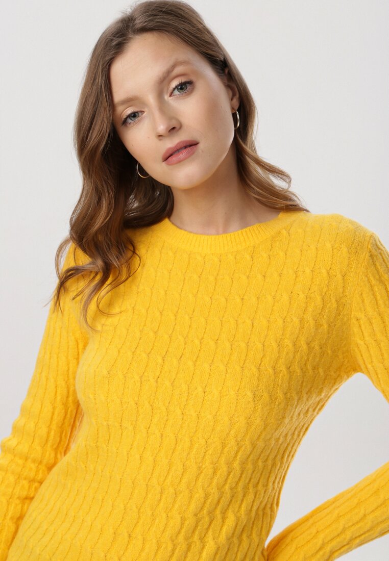 Żółty Sweter Helidia