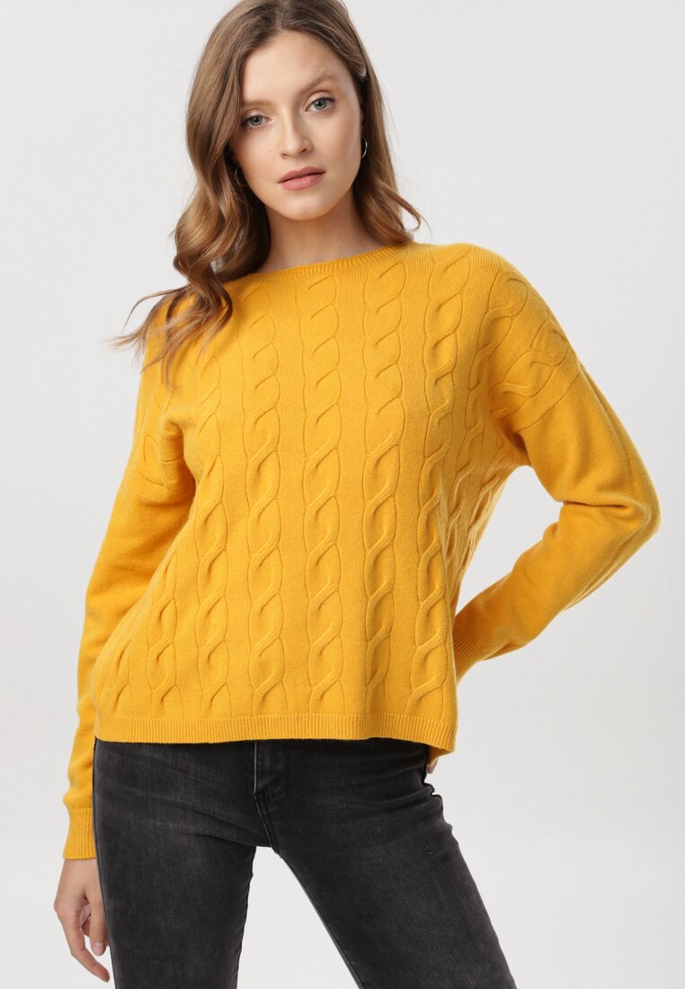 Żółty Sweter Irinnys