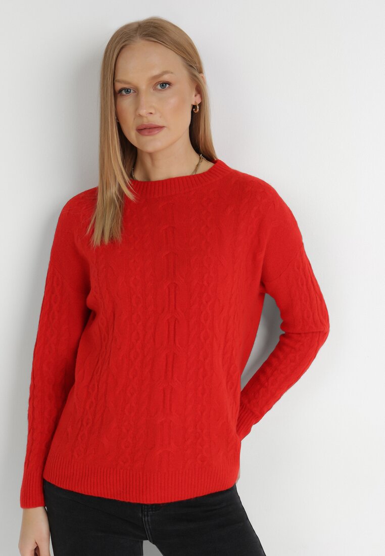 Czerwony Sweter Arieda