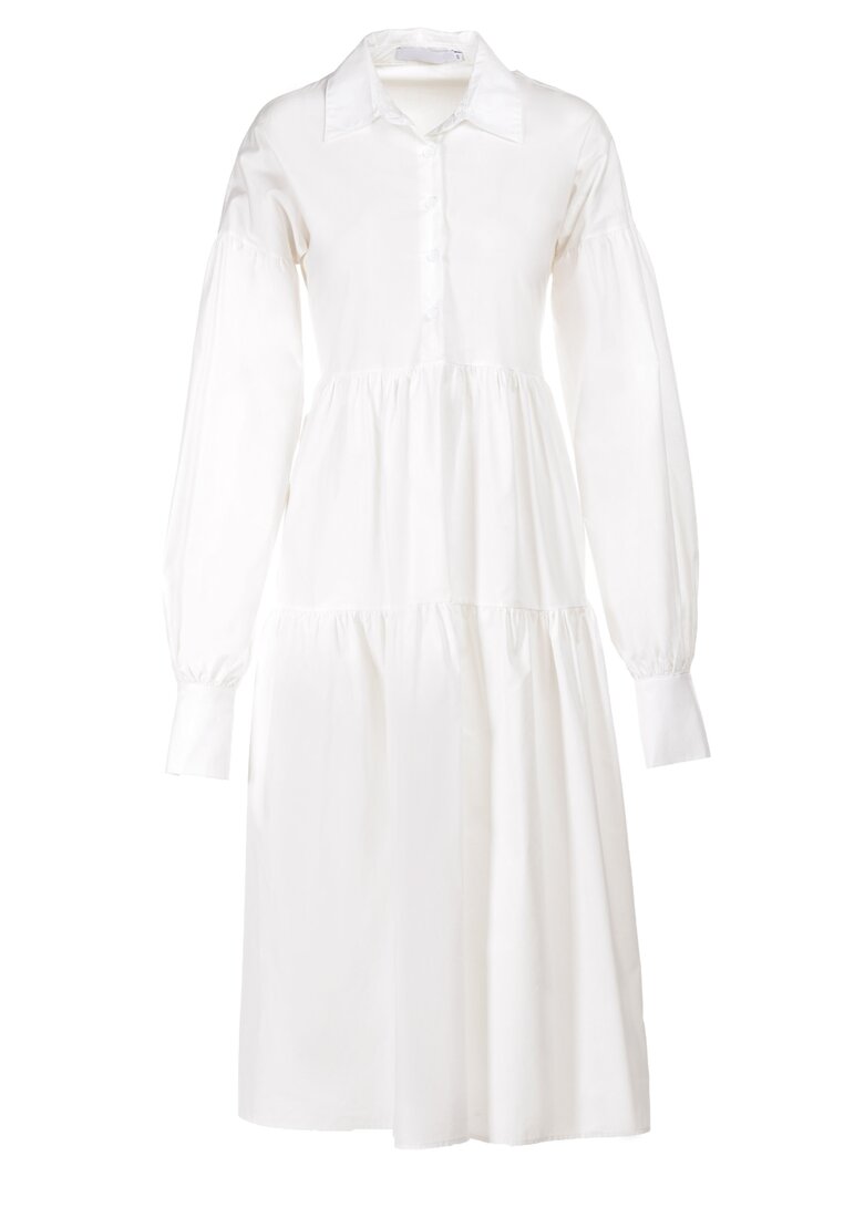 Biała Sukienka Borenon