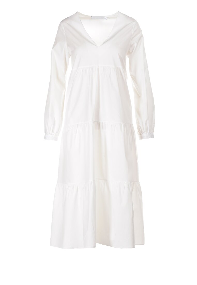 Biała Sukienka Fyreless