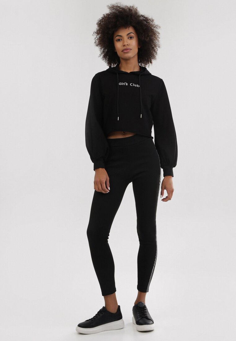 Czarne Legginsy Mangoflame