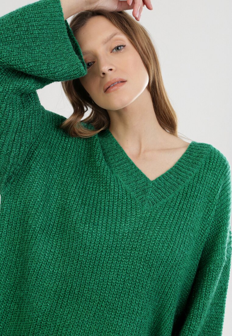 Zielony Sweter Z Wełną Fancyflash