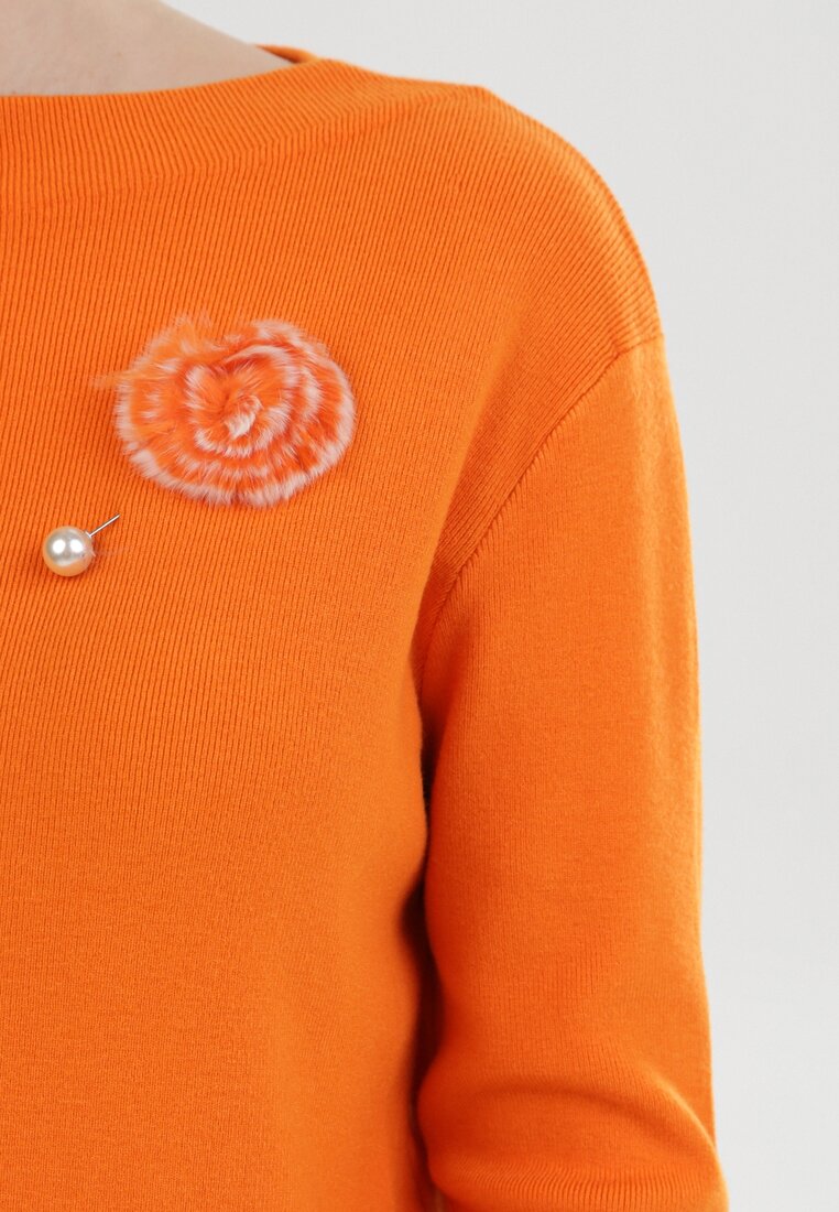 Pomarańczowy Sweter Chrisnor
