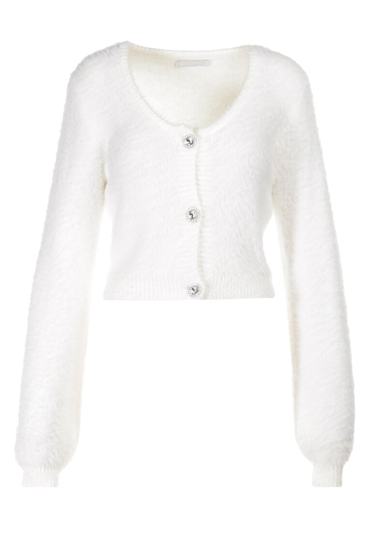 Biały Sweter Perydark
