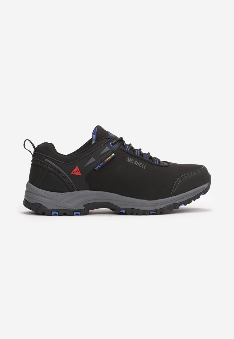 Czarno-Niebieskie Buty Sportowe Highless