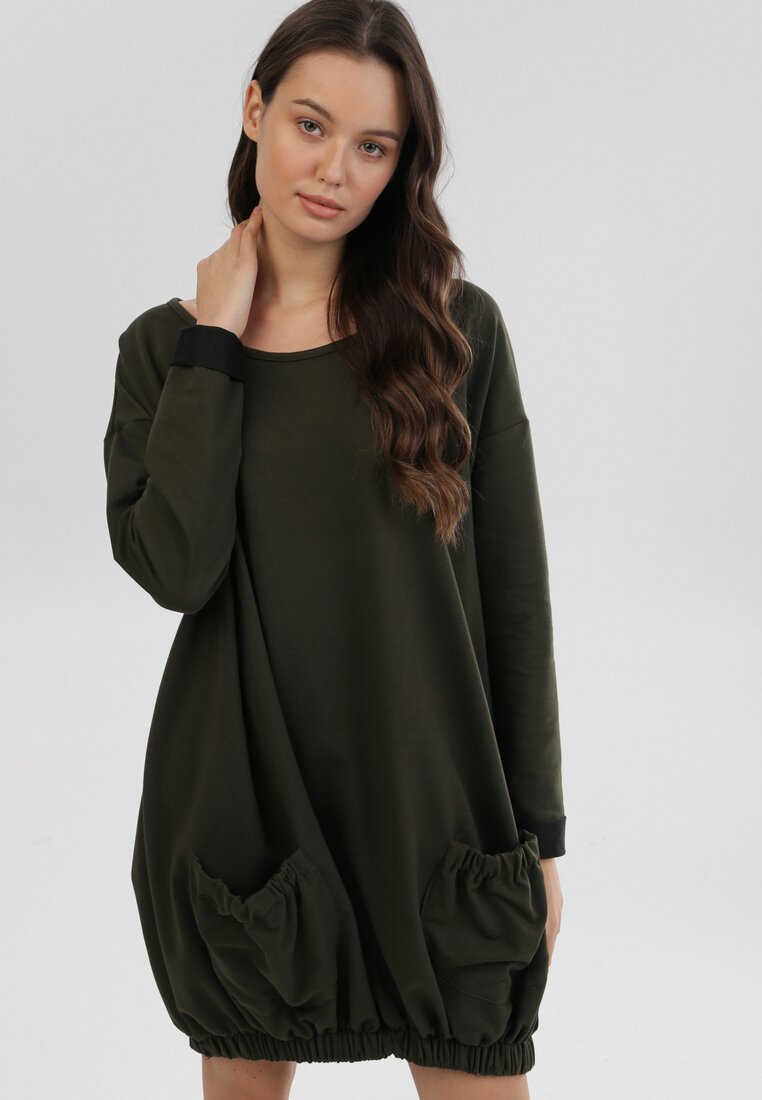 Ciemnozielona Bluza Sabrinophe