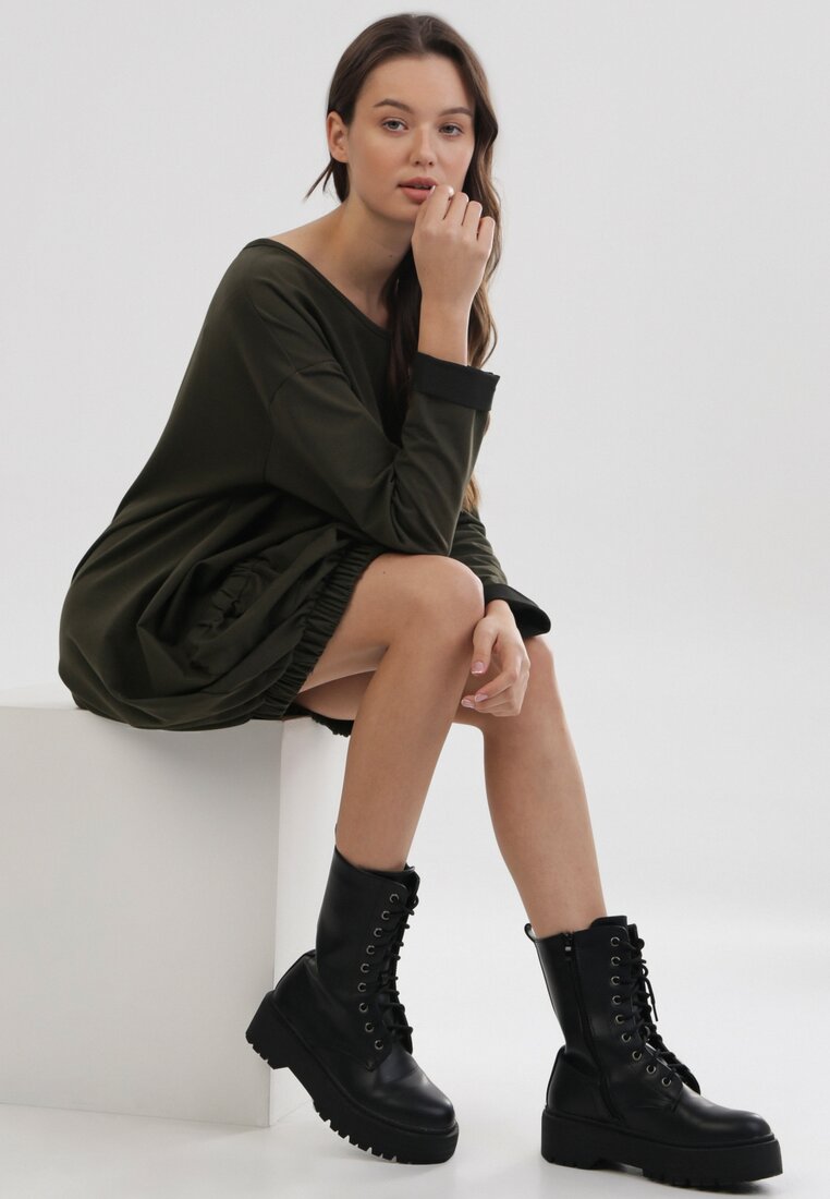 Ciemnozielona Bluza Sabrinophe