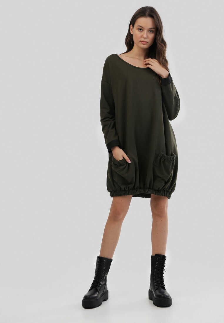 Ciemnozielona Bluza Sabrinophe