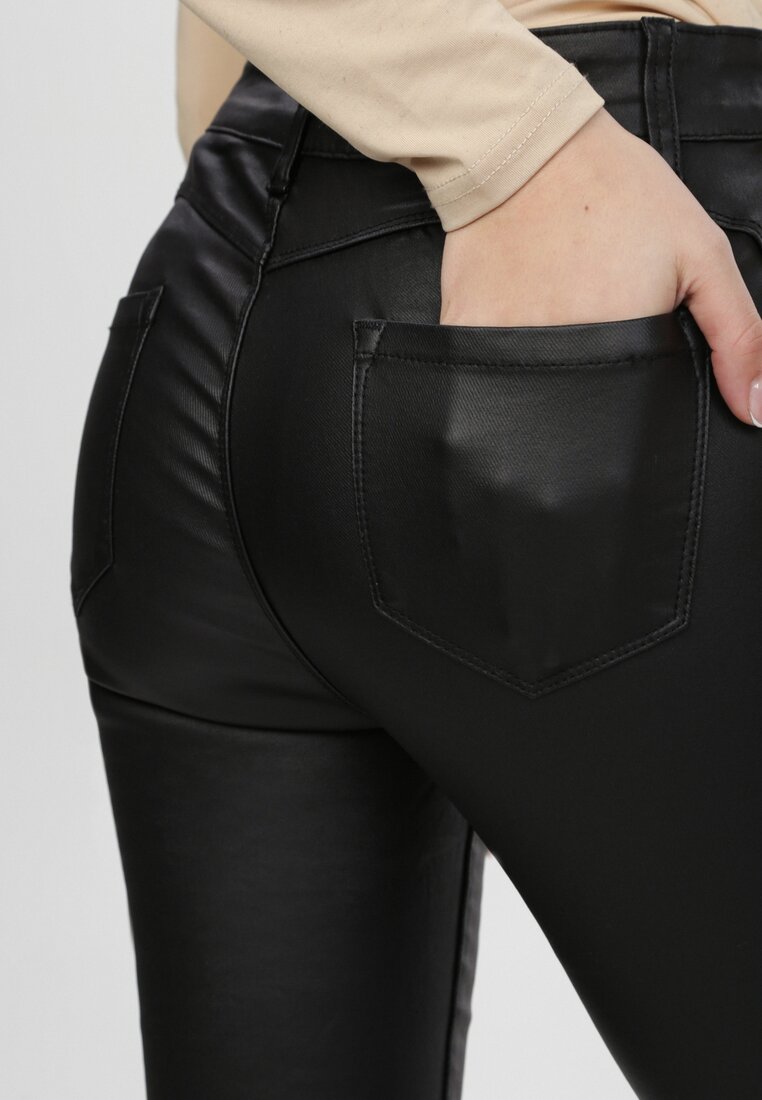 Czarne Spodnie Skinny Sharnila