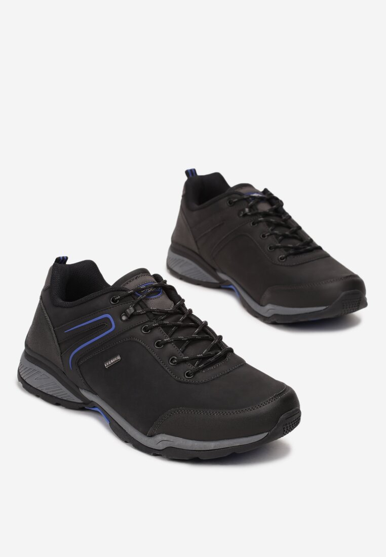 Czarno-Niebieskie Buty Sportowe Therene