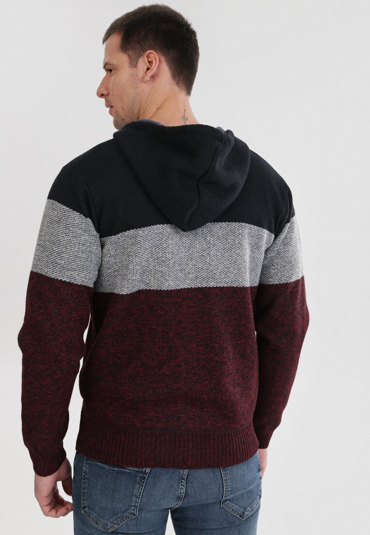 Bordowy Sweter Aemere