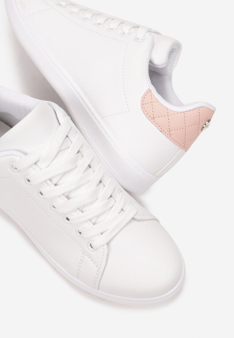 Biało-Różowe Buty Sportowe Vanillabelle