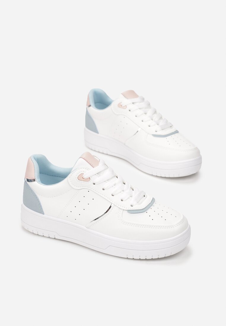 Biało-Niebieskie Sneakersy Thonireanes