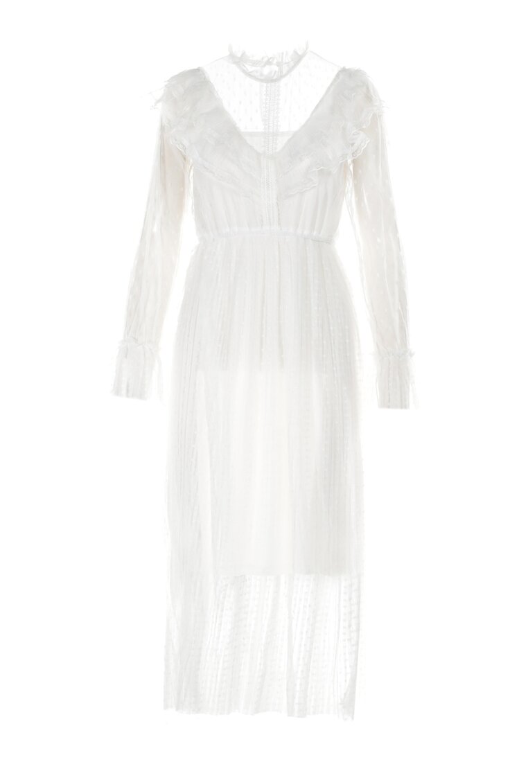 Biała Sukienka Zellraya