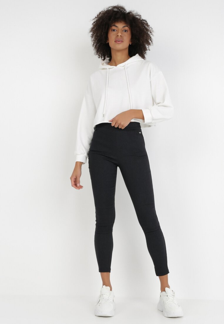 Czarne Jeansy Skinny Loraene