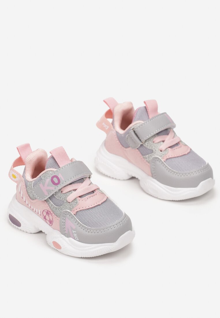 Jasnoszare Buty Sportowe Alexyse