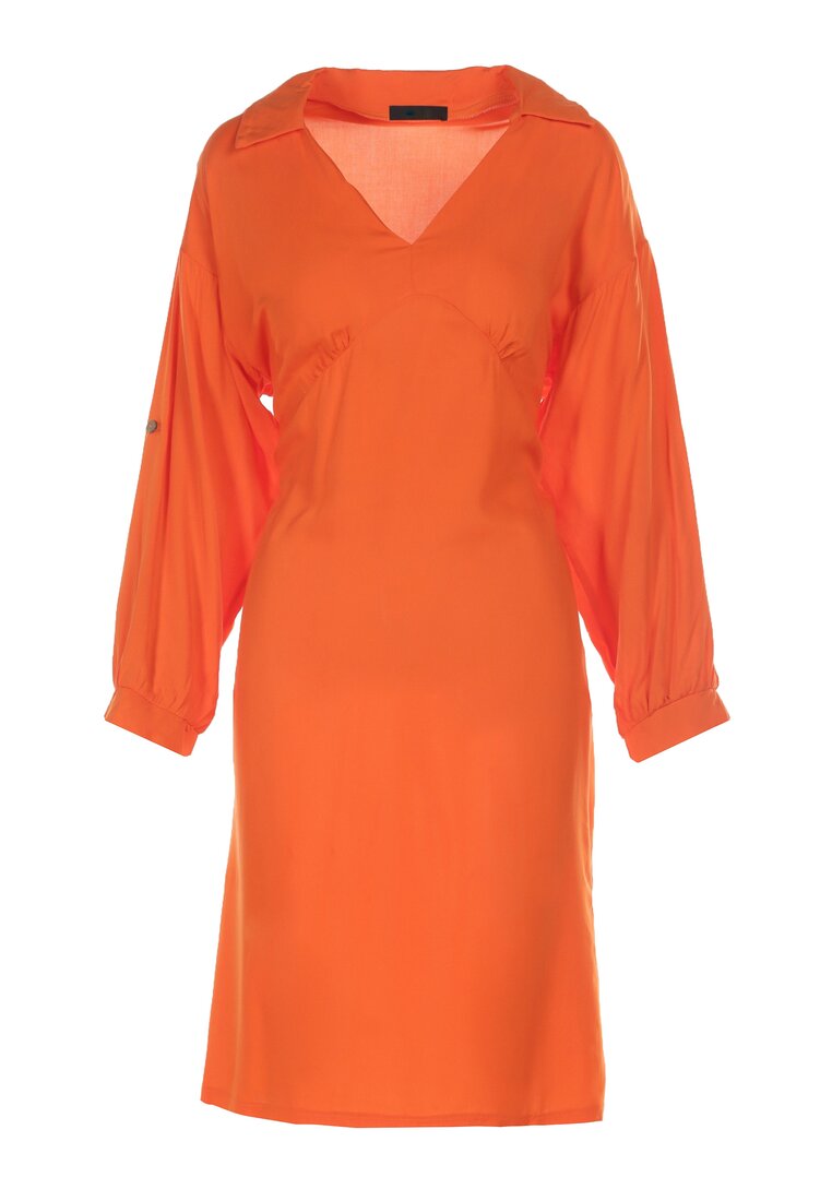 Pomarańczowa Sukienka Ginerian