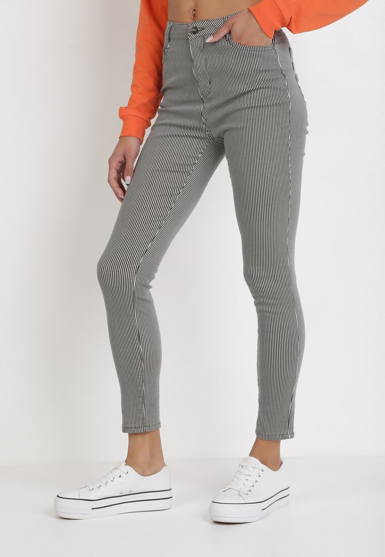 Czarne Spodnie Skinny Themirose