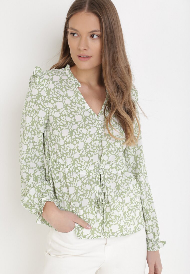 Jasnozielona Bluzka Aethixie