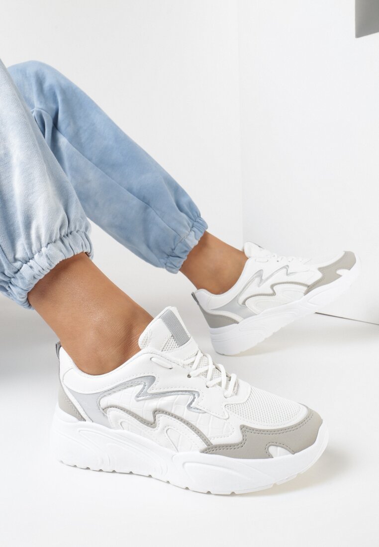 Białe Sneakersy Calysiphe