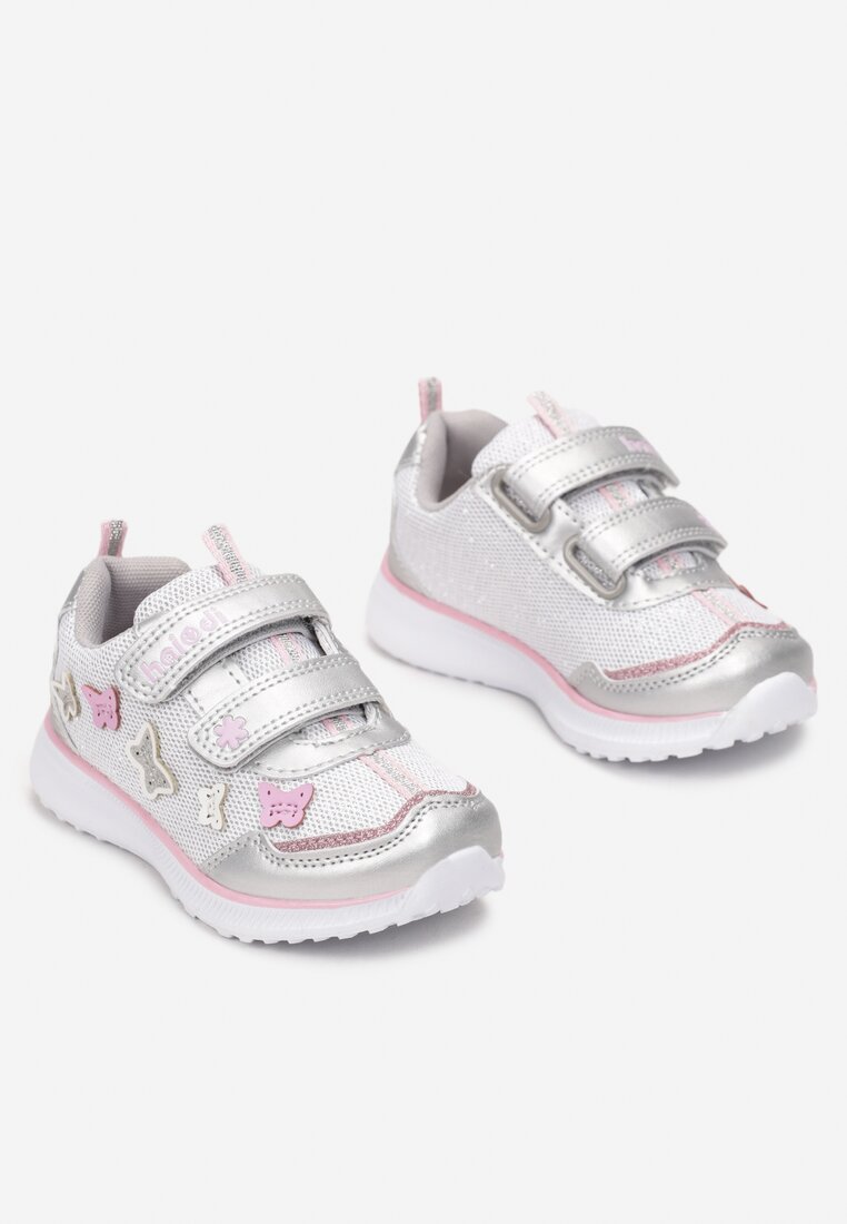 Srebrne Buty Sportowe Emson