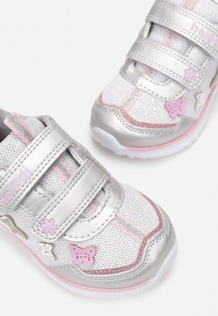 Srebrne Buty Sportowe Emson