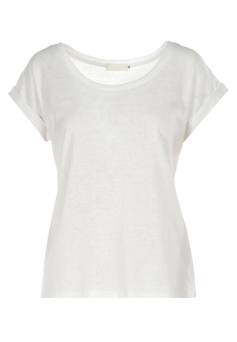 Biały T-shirt Aryanna