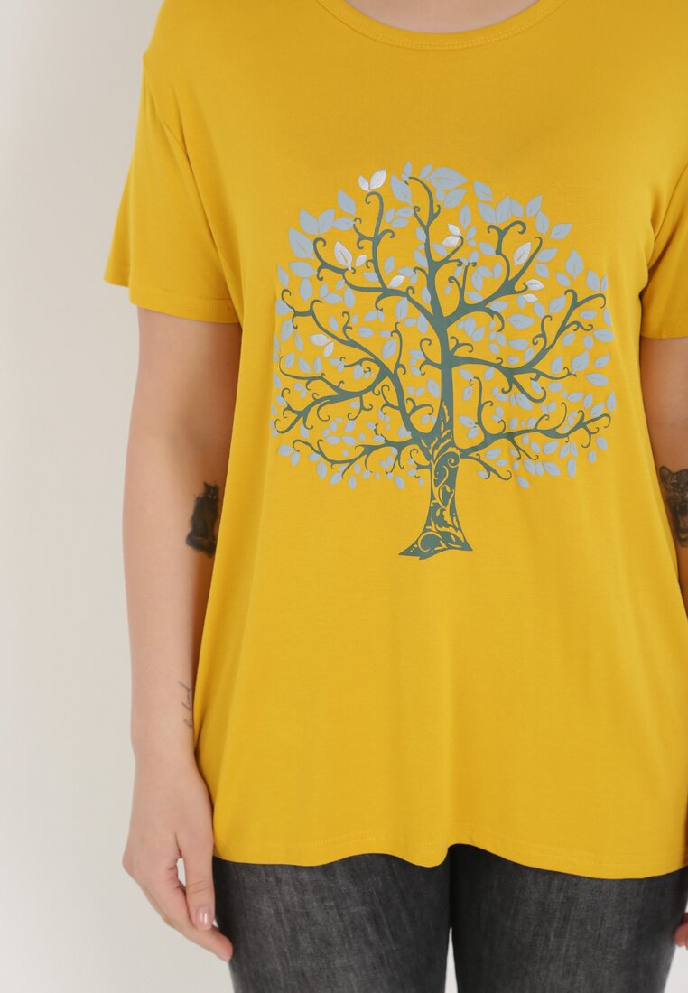 Żółty T-shirt Danice
