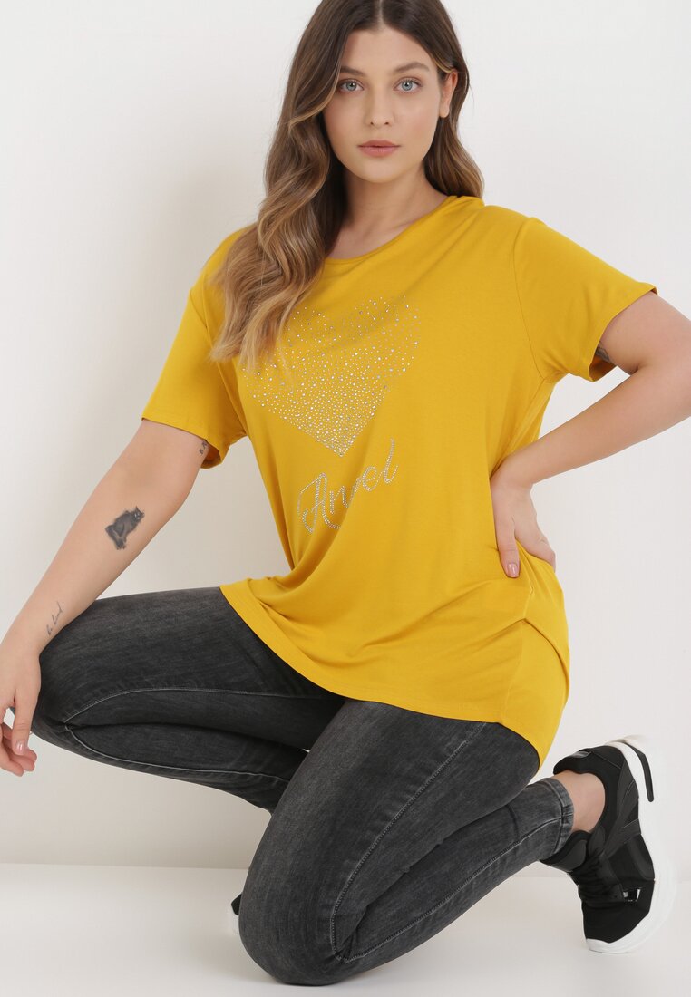 Żółty T-shirt Avae
