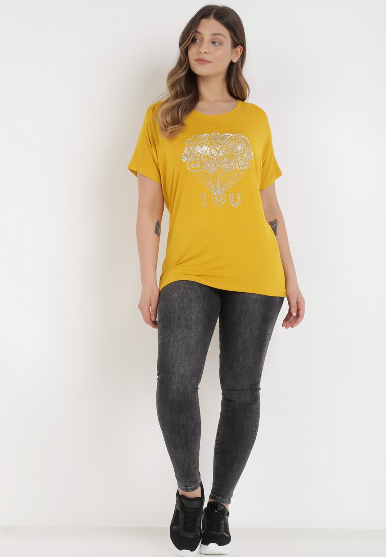 Żółty T-shirt Misah