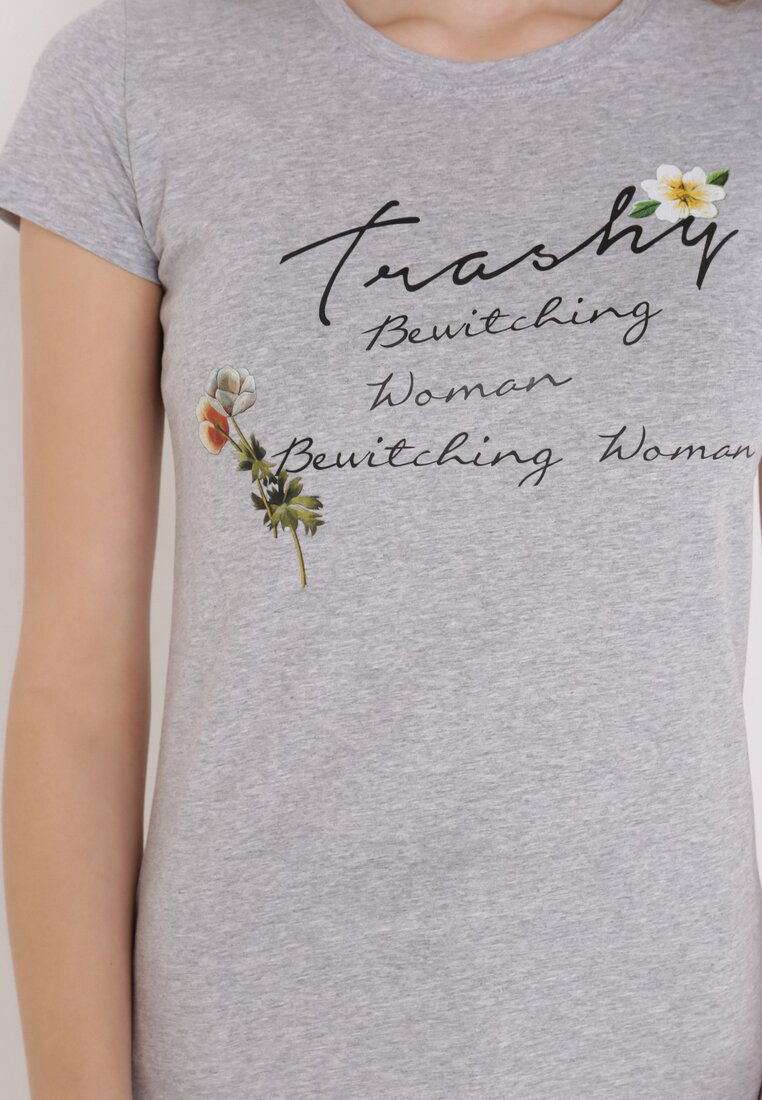 Szary T-shirt Tanulia