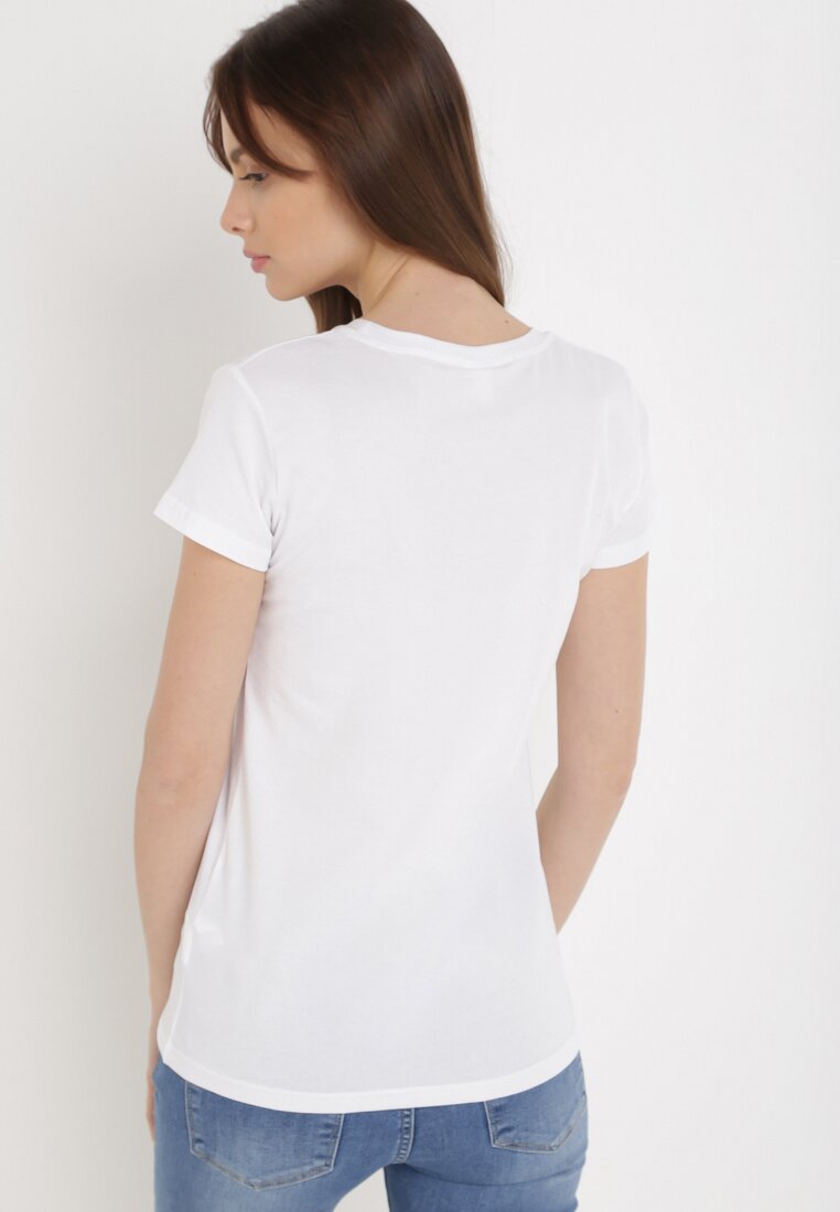 Biały T-shirt Laridoe