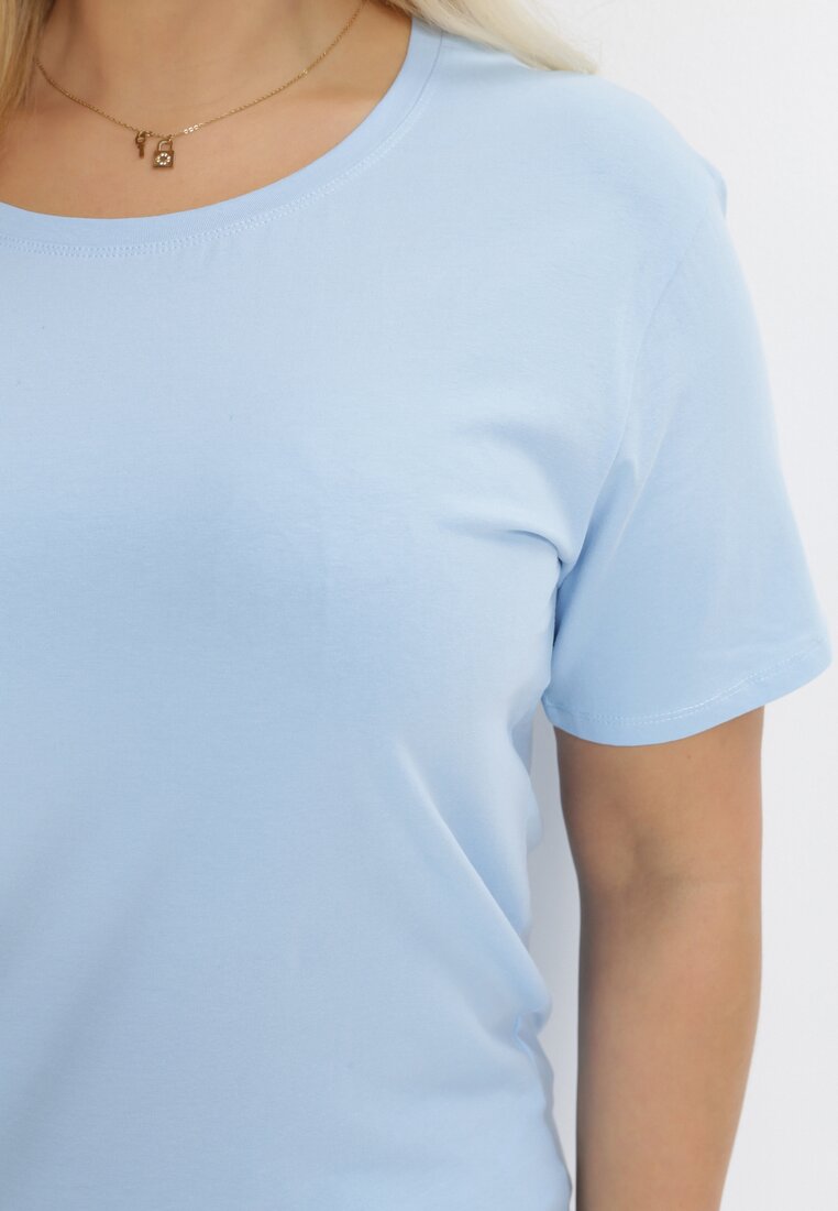 Jasnoniebieski T-shirt Larailis