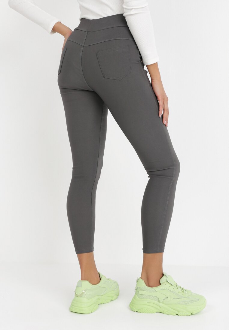 Ciemnoszare Spodnie Skinny Sachael