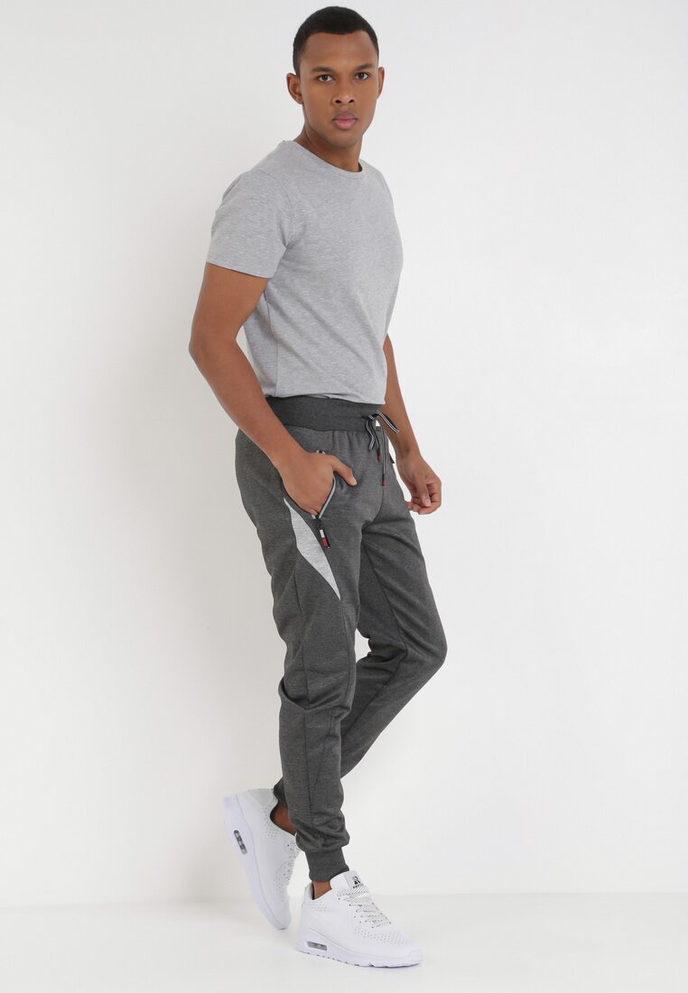 Ciemnoszare Spodnie Dresowe Dalirina