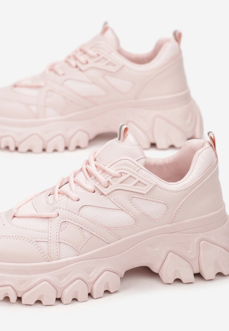 Różowe Sneakersy Doreariel