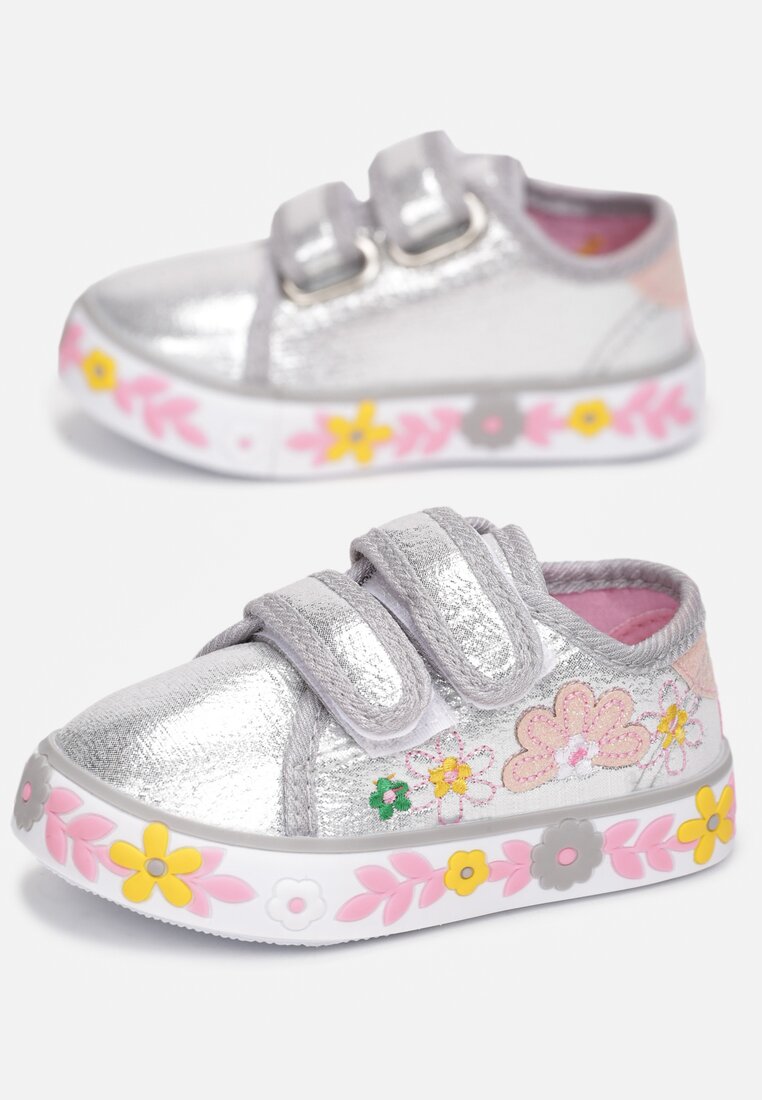 Srebrne Tenisówki Diomora