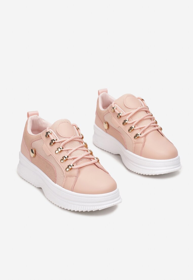 Różowe Sneakersy Criaphonos