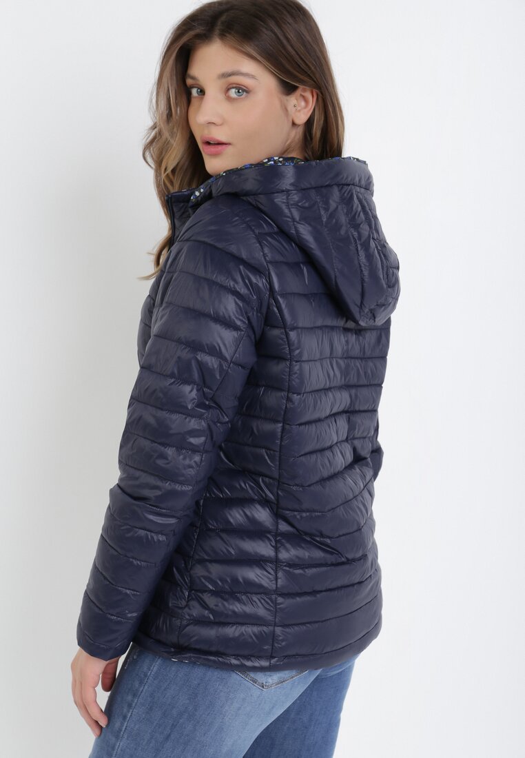 Granatowa Kurtka Dwustronna Eriphaeia