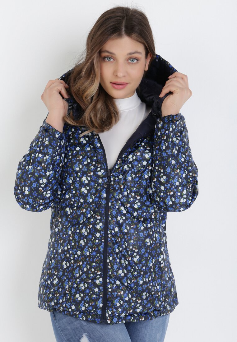 Granatowa Kurtka Dwustronna Eriphaeia