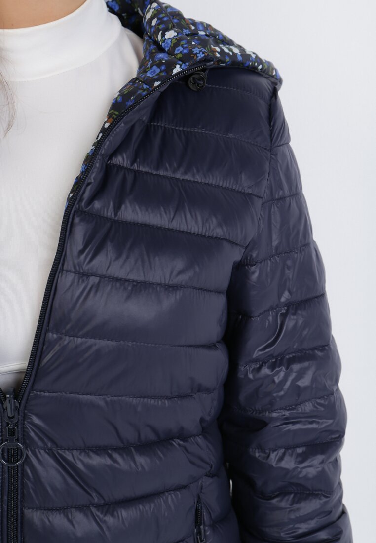 Granatowa Kurtka Dwustronna Eriphaeia