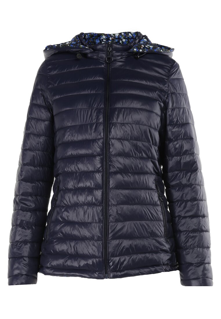 Granatowa Kurtka Dwustronna Eriphaeia