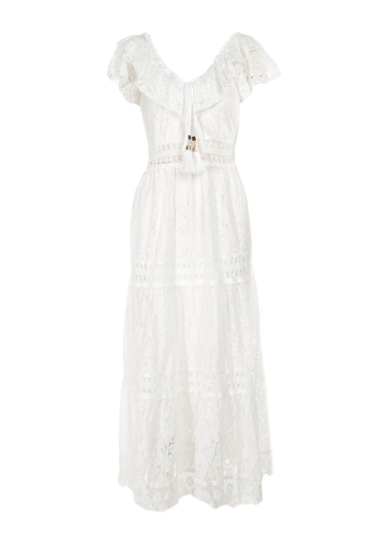 Biała Sukienka Sylphiax