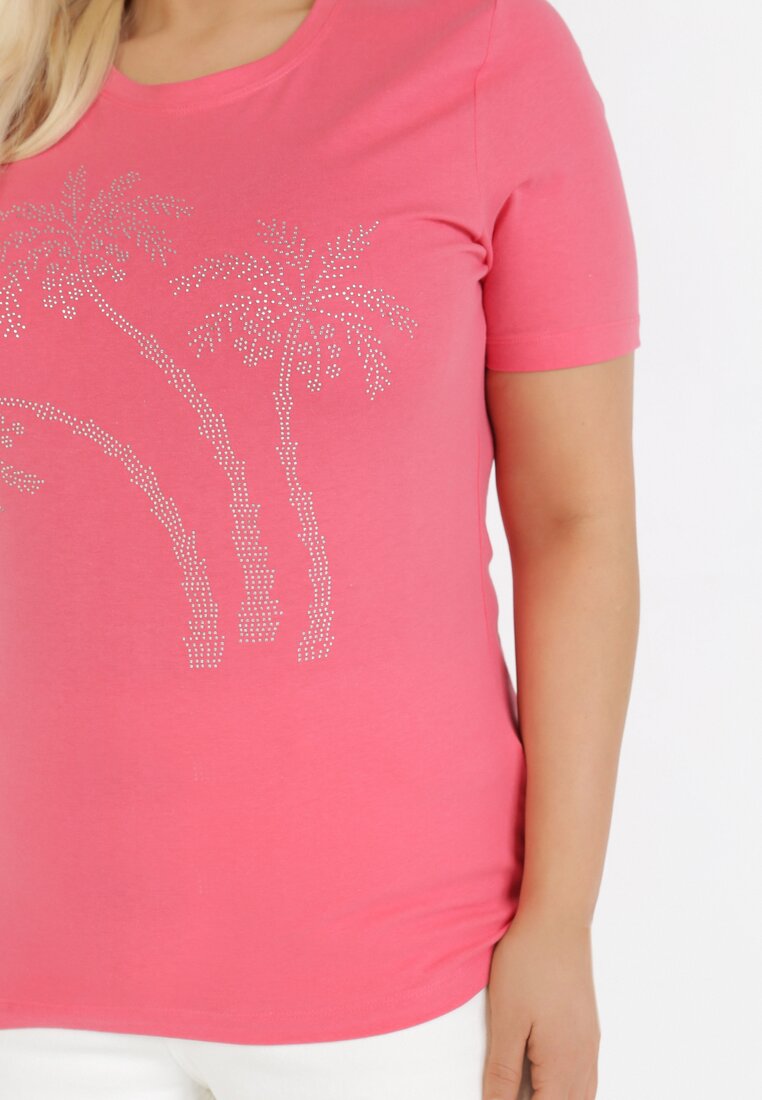 Koralowy T-shirt Zeliphe