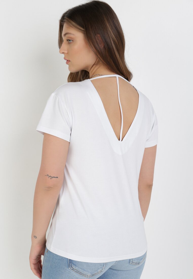 Biały T-shirt Psaliax