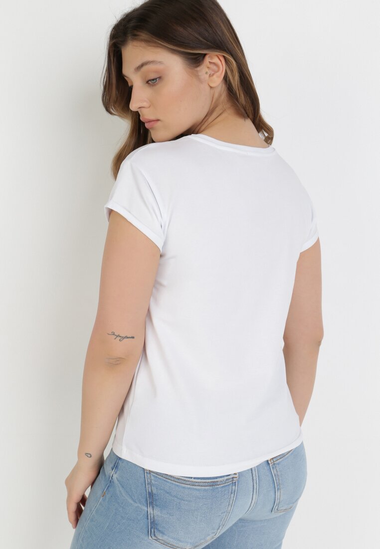 Biały T-shirt Pallekaia