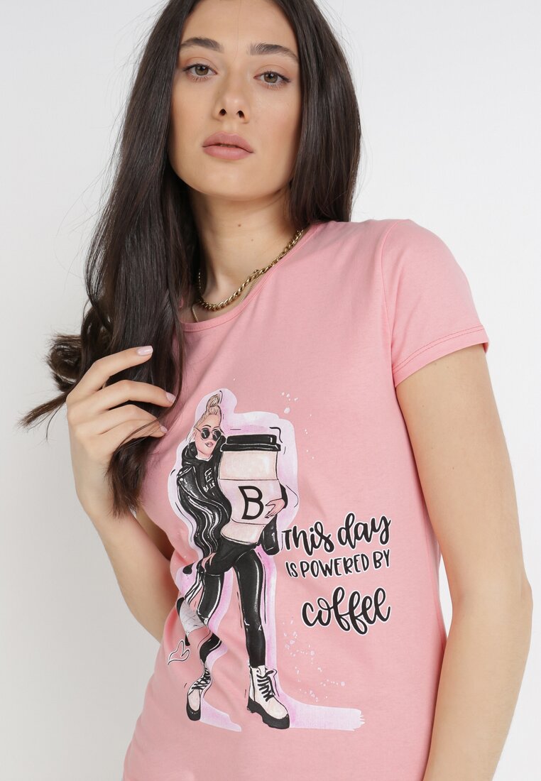 Różowy T-shirt Mystypise