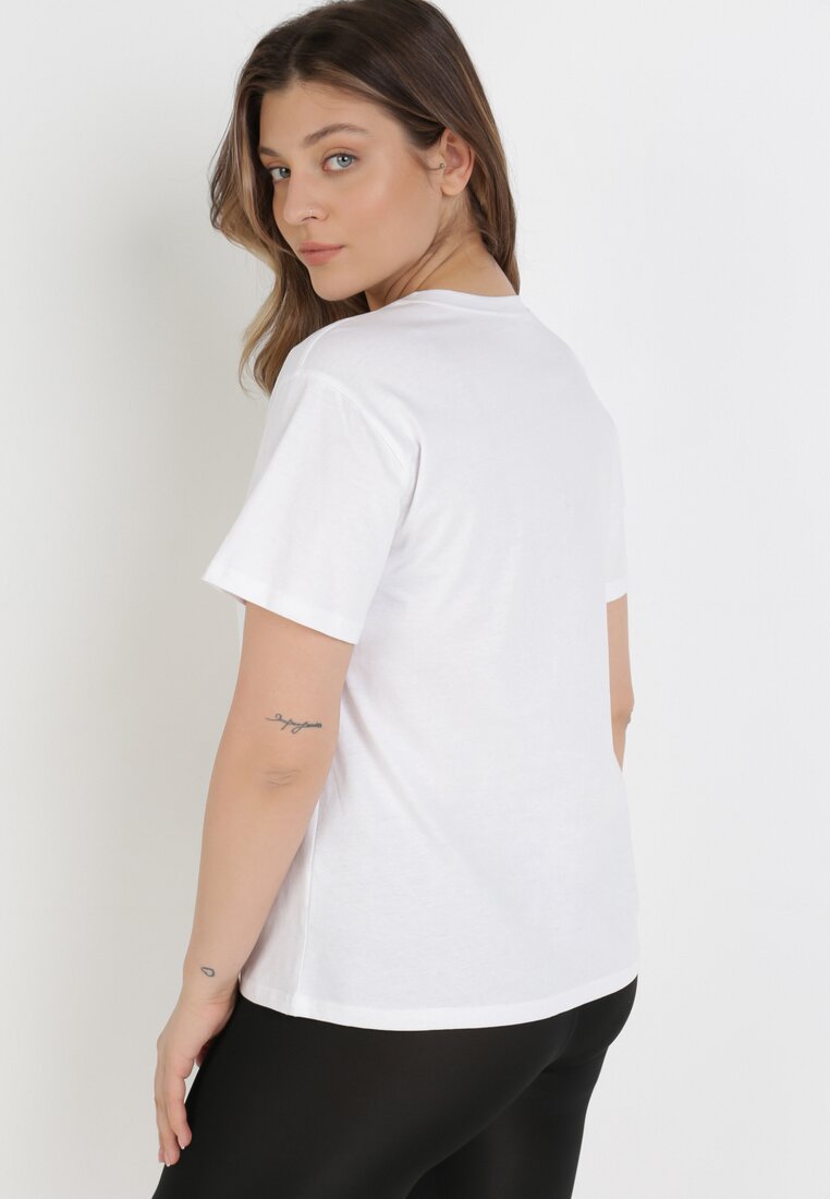 Biały T-shirt Kaphithoe